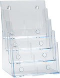 Azar Displays 252376 Four Tier, Four Pocket Letter Brochure File Holder by AzarDisplays