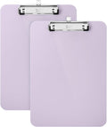 Mr. Pen- Plastic Clipboard, 12.5" x 9", 2 Pack | Muted Purple Clipboard Plastic by MrPen