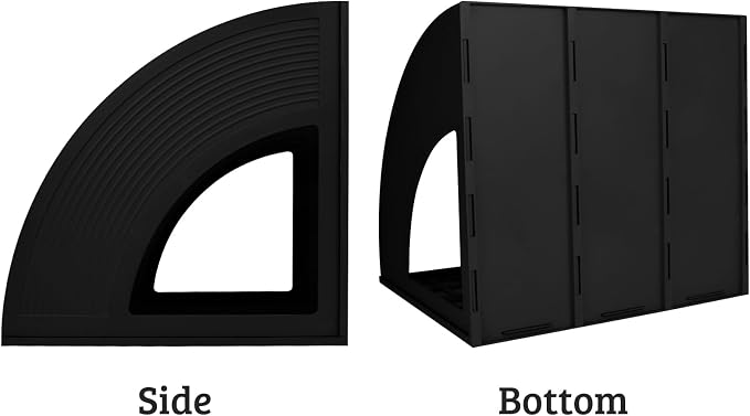 SAYEEC 2Pcs Magazine Holder Plastic File Sorter Binder Holder - Image 5