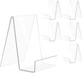 trophable 6 Pack Acrylic Book Stand Thickened Clear Book | Display Easel Holder by trophable