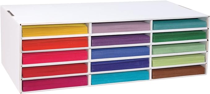 Classroom Keepers 9" x 12" Construction Paper Storage, 9-3/8"H x 29-1/4"W x - Image 2