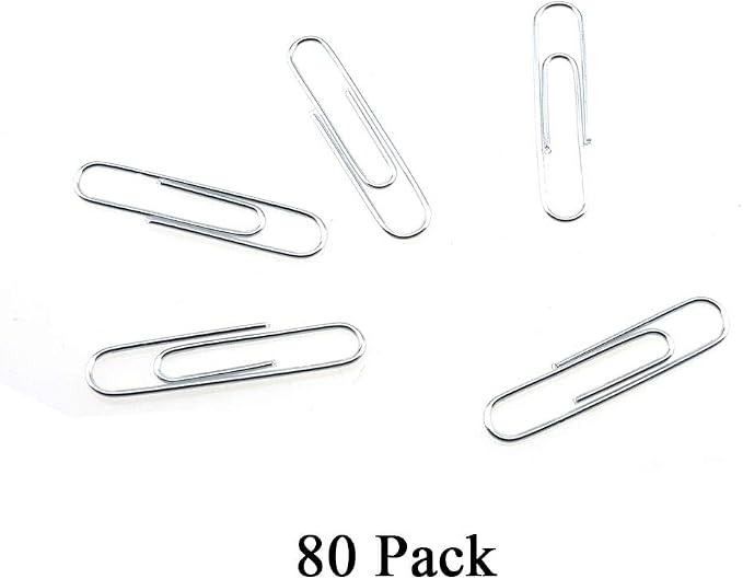 HAHIYO Paper Clips Large 2 inches Length Silver Paperclips Vinyl Coated Prevent - Image 6