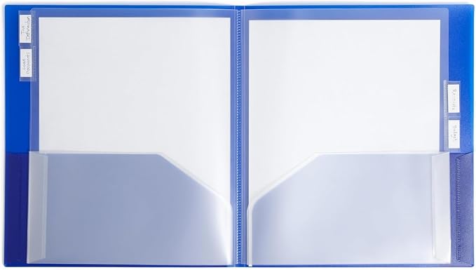Smead 10-Pocket Organizer, Letter Size, 2 per Pack, 1 Each of Dark Blue and Teal - Image 6