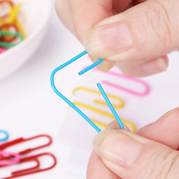 Vinaco Paper Clips Colorful, Durable and Rustproof, Coated Large Paperclips - Image 5