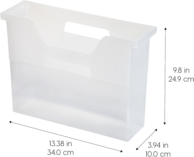IRIS USA Small Portable Desktop File Box - Image 2