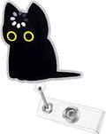 Funny Nurse Badge Reel, Cute Cat Holder by Unknown
