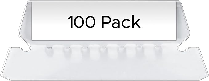 Pendaflex Hanging File Folder Tabs, 100 Sets of File Folder Labels by Pendaflex