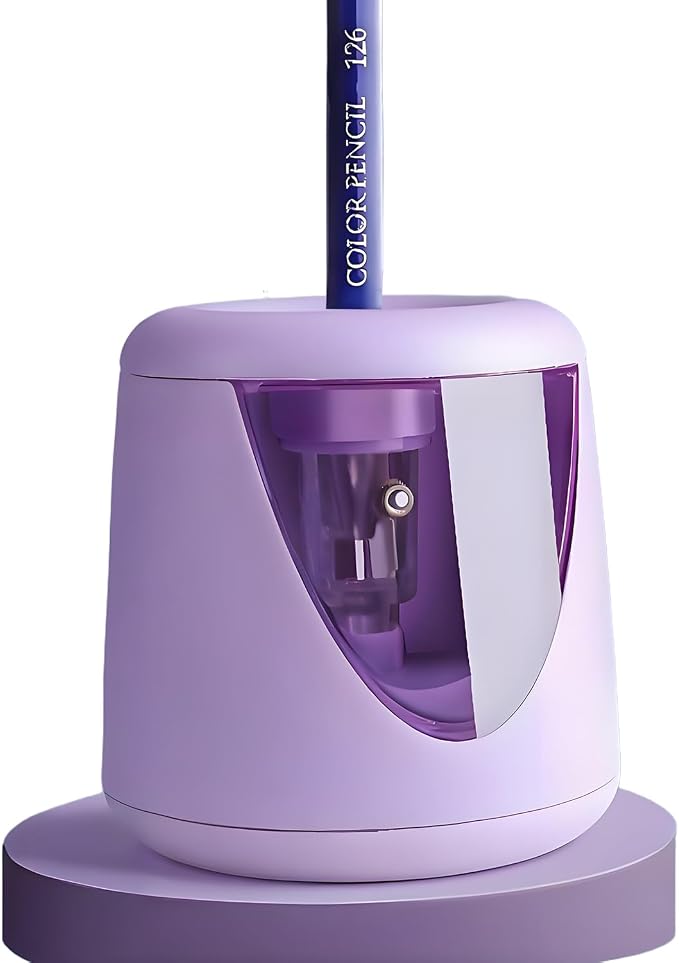 FASTSHARP Electric Pencil Sharpener, 3-5 Seconds Auto Stop, by PROCRAAN
