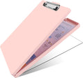SFLHHDM Clipboard with Storage, Heavy Duty Clip Boards 8.5x11 with 2 Storage by SFLHHDM