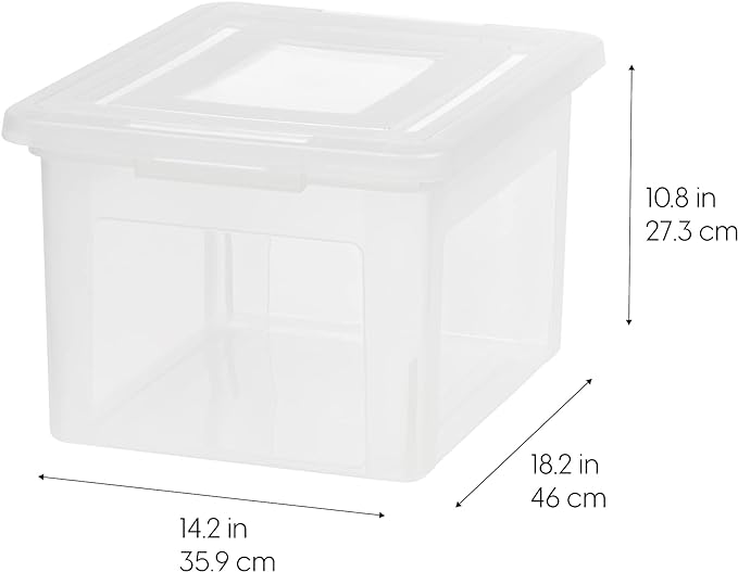 IRIS USA File Box, Plastic File Boxes - Image 2