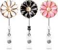 Retractable Badge Holder with Alligator Clip, 24 inch Retractable Cord by Qinsuee