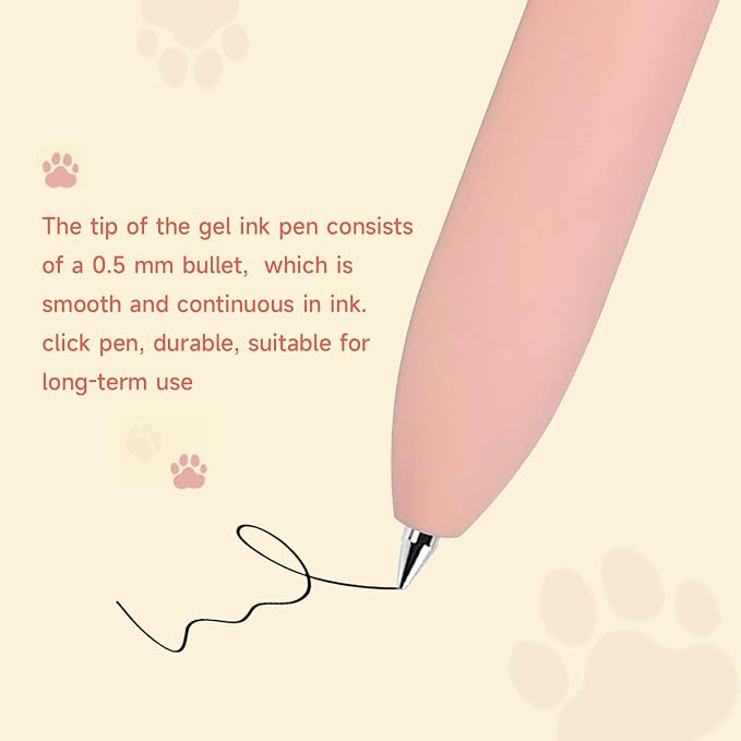 UIXJODO Cat Pens, High-End Series Cat's Tail Retractable - Image 7