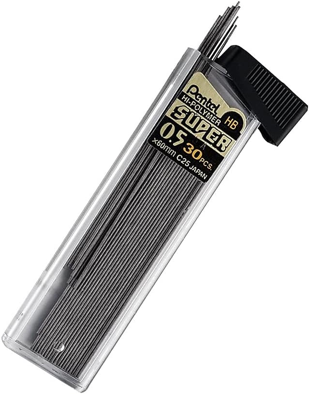 Pentel Super Hi-Polymer Lead Refills, 90 Pieces - Image 4