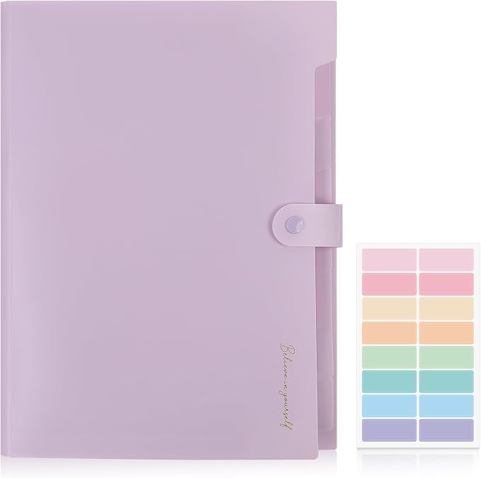 SKYDUE Expanding File Folder, Accordion File Organizer - Image 8