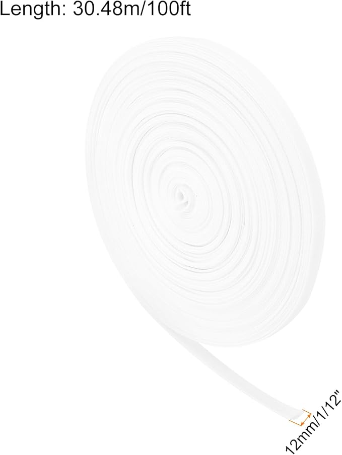 100ft PET Expandable Wire Loom 1/2 Inch, PET Braided Wire Sleeving Cable - Image 2