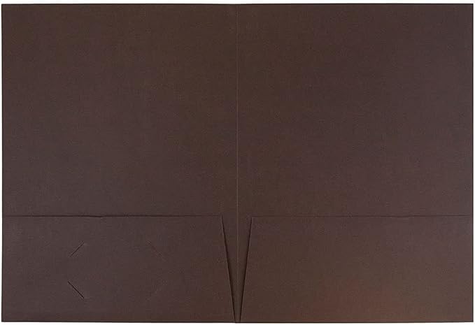 JAM PAPER Two Pocket Textured Linen Presentation Folders - Image 2