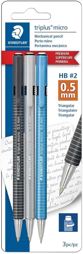 STAEDTLER Triplus Micro Mechanical Pencils 18 Pack 0.5mm lead, Retractable - Image 2