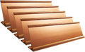 2" x 10" Aluminum NamePlate Desk Holder 5 Pack Rose Gold | Office Business Name by Icomecn