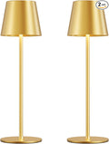 Cordless Table Lamp Rechargeable Gold by KakanuoLightings