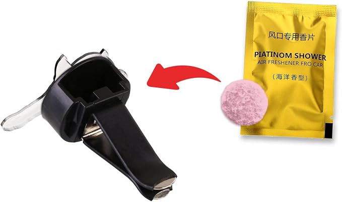 WIRESTER Fresh Scented Car Air Freshener Vent Clip, Decorative Accessories - Image 4