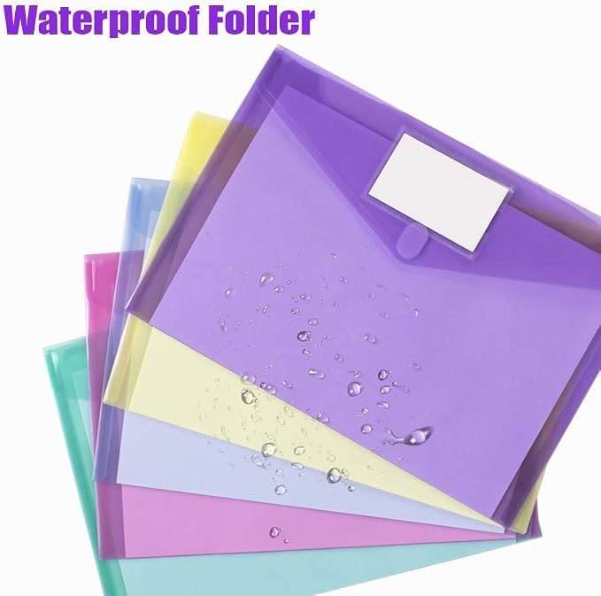 Sooez 5 Pack File Folders, Folder - Image 2