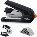 Leven Effortless Desktop Stapler, 40 Sheet Capacity, One Finger Touch Stapling by Leven