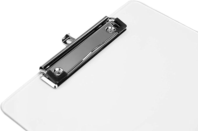 Plastic Clipboards Transparent Clipboard Strong 12.5 x 9 Inch | Holds 100 - Image 8