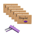 Purple 26/6 Standard Staple Set 12mm Width 1000/Box 6 Boxes/Pack 6000 Count by MEIYITIAN