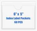 Origin-Joy 60 PCS Self Adhesive Index Card Pockets by Origin-Joy