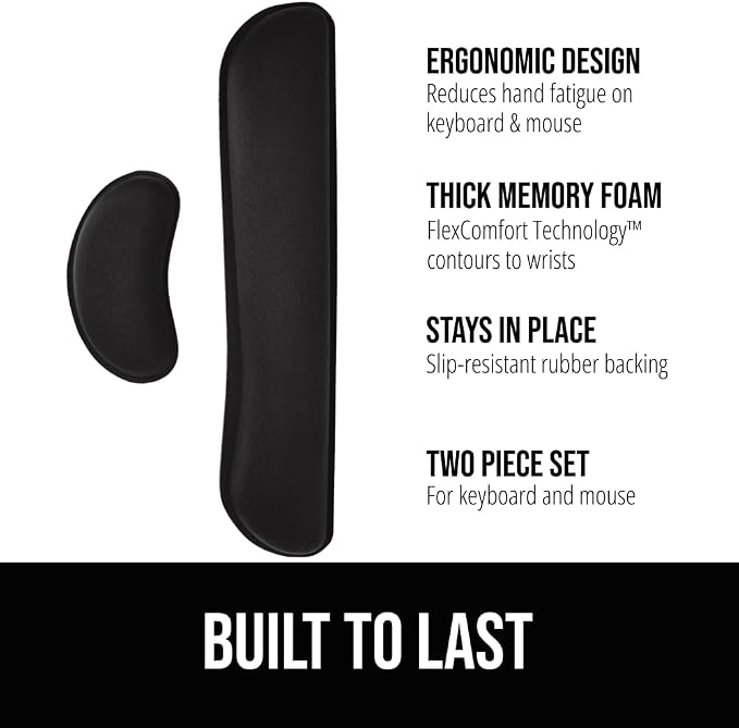 GORILLA GRIP Silky Memory Foam Wrist Rest - Image 2