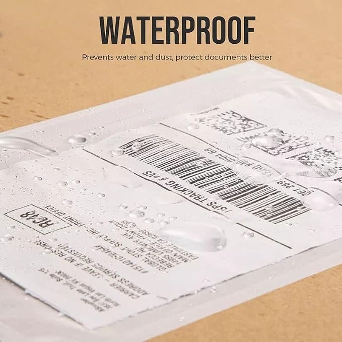 7.5'' x 5.5'' Packing List Pouches, Shipping Label Envelopes Clear - Image 7