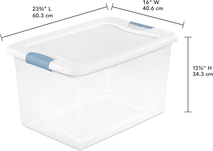 Sterilite 12-Pack Latching Box, 64 Quart - Image 2