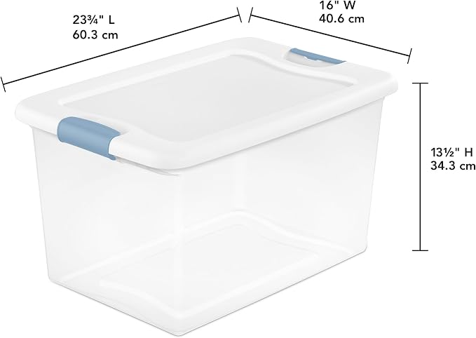 Sterilite 16-Pack Latching Box, 64 Quart - Image 2