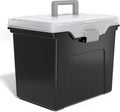 STAPLES File Folder Tote, Portable Filing Box by Staples