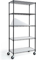 CAPHAUS NSF Commercial Grade Heavy Duty Wire Shelving w/Wheels, Leveling Feet & by CAPHAUS