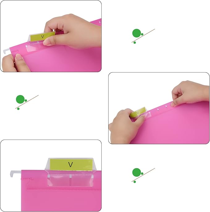 30 Pcs PP Hanging File Folders Letter Size, Hanging Folders - Image 4