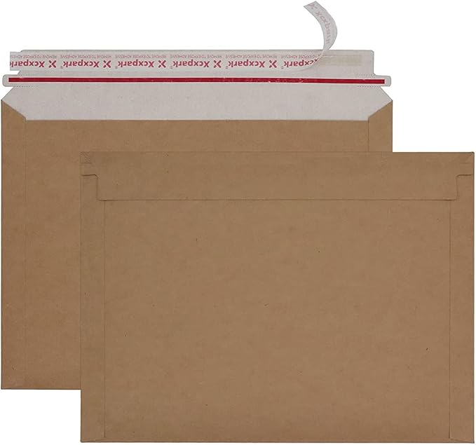 Xxcxpark 36 Pack Brown Kraft Rigid Mailers 10 x 13.5 inches, Self Seal Photo by Xxcxpark