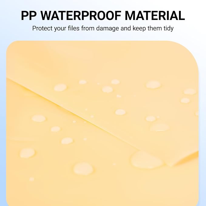 Plastic Hanging File Folders, 6 Pack Manila Hanging Folders，Letter Size - Image 7