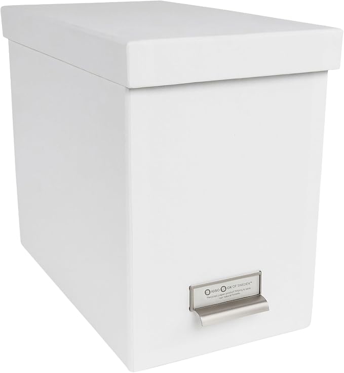 Bigso John Fiberboard Label Frame Desktop File Storage Box by Bigso