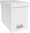 Bigso John Fiberboard Label Frame Desktop File Storage Box by Bigso