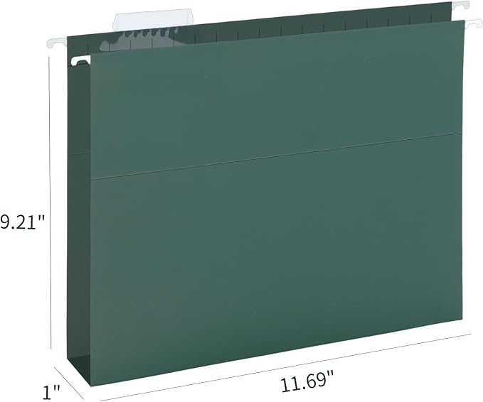 HERKKA Hanging File Folders, 80 Pack Reinforced Letter Size Hanging Folders - Image 2