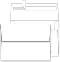 100 Pack A2 White Envelopes Self Sealing Adhesive Perfect by AZAZA
