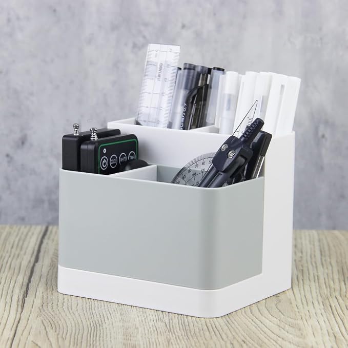 Poeland Desktop Storage Organizer, Pen and Pencil Cases Boxes, Pen or Pencil - Image 2
