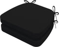 AAAAAcessories D-Shaped Chair Cushions, Machine-Washable Cover by AAAAAcessories