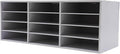 Mailbox for Classroom 12 Slots, Mail Sorter Countertop Paper Organizer Storage by MhdunueSK