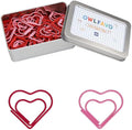 OWLFAVO 120pcs Heart Shape Paper Clips by OWLFAVO