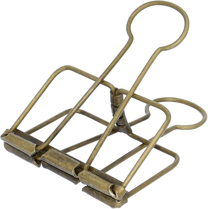 Extra Large Binder Clips 2 Inch, Big Paper Clamps Bronze by zoohot