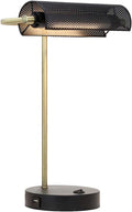 O’Bright LED Desk Lamp with USB Charging Port, Metal Lamp, Flexible Swivel Arms by OBright