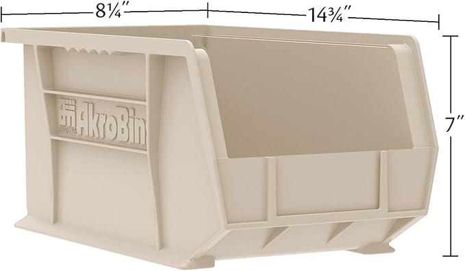 Akro-Mils 30240 AkroBins Plastic Storage Bins, Space Saving Stackable Bins - Image 2