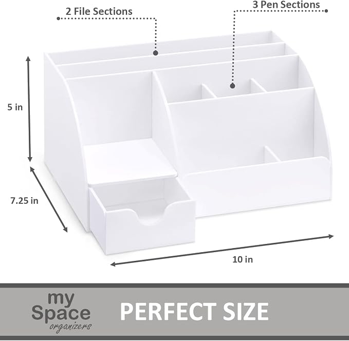 White Desktop Organizer - Image 6